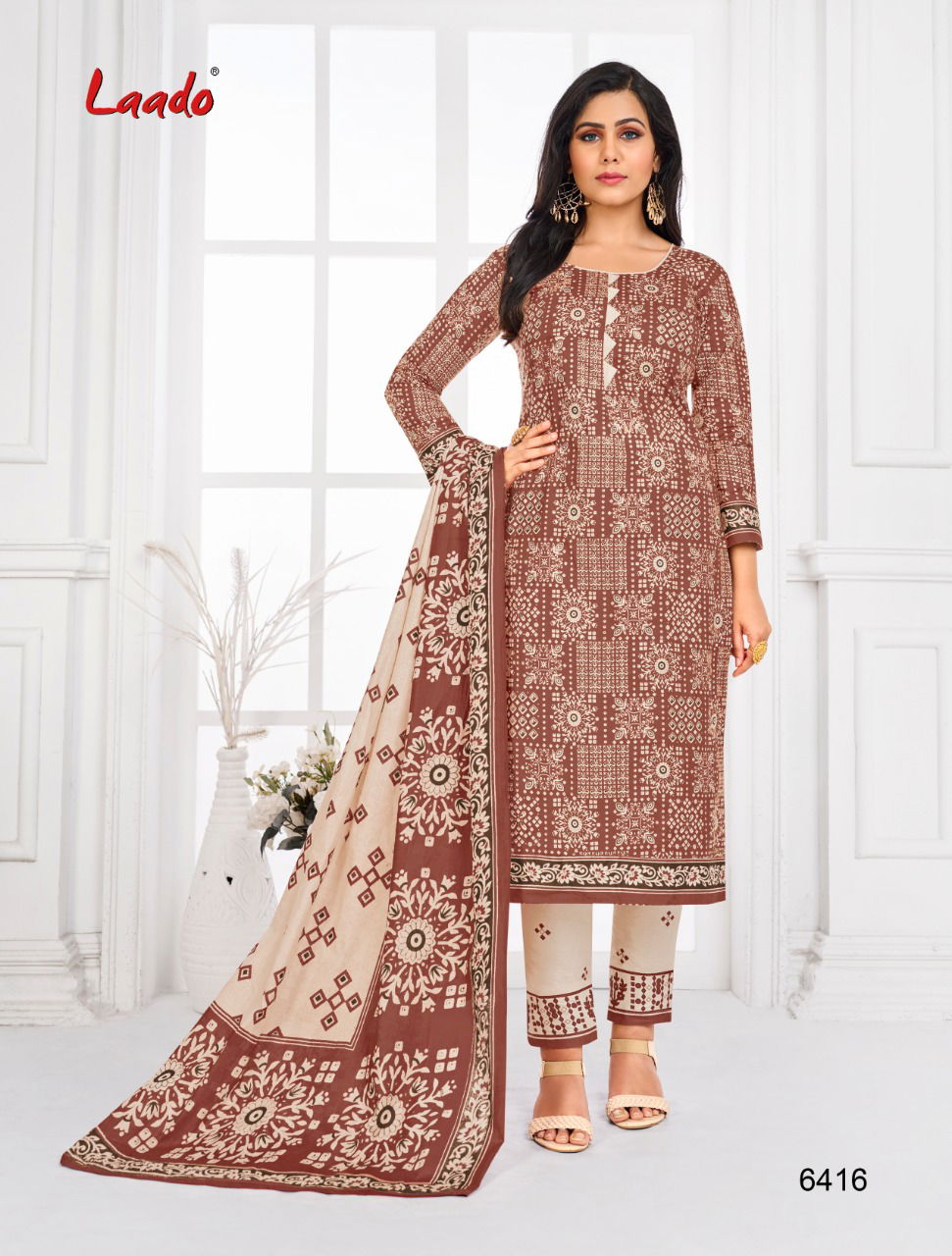 Laado 64 Cotton Printed Latest Designer Casual Wear Dress Material Collection